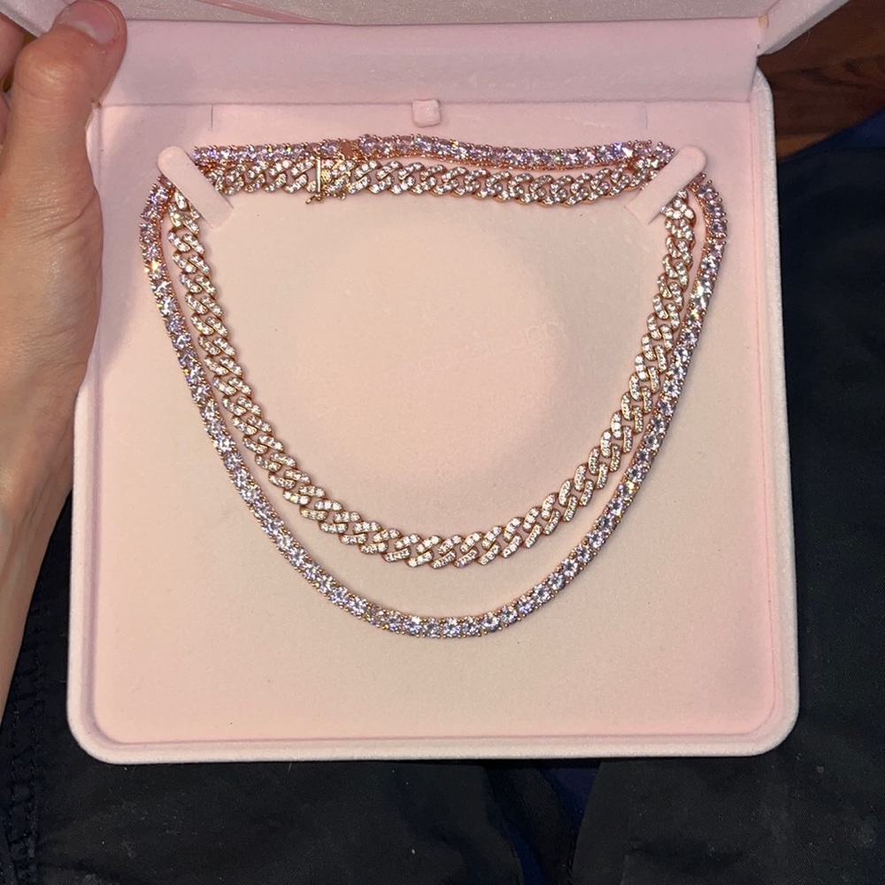 two necklaces. never worn brand new.